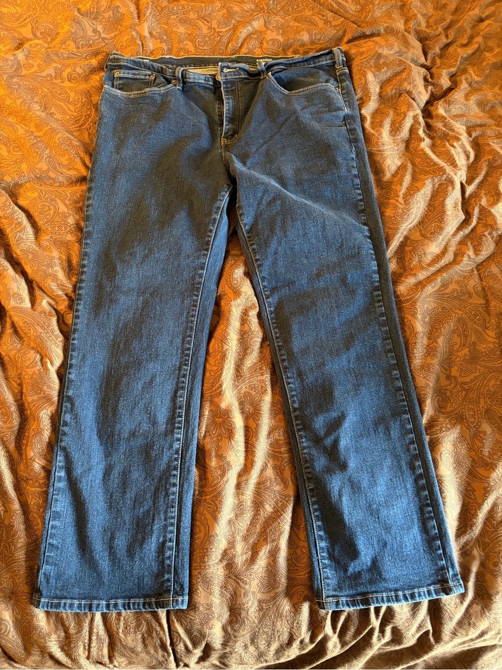 Sonoma men’s Classic Straight-Leg Blue Denim Jeans 40 x 32